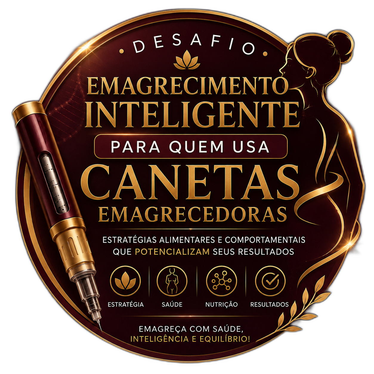 Selo do Desafio Emagrecimento Inteligente